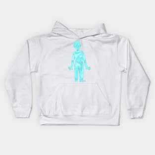 Feeling blue Kids Hoodie